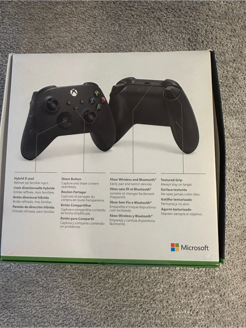 Brand NEW XBOX Carbon Black Wireless Controller -
